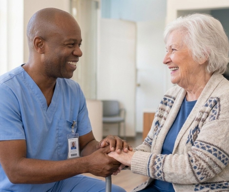 Good Carers Agency Caregiver With Client